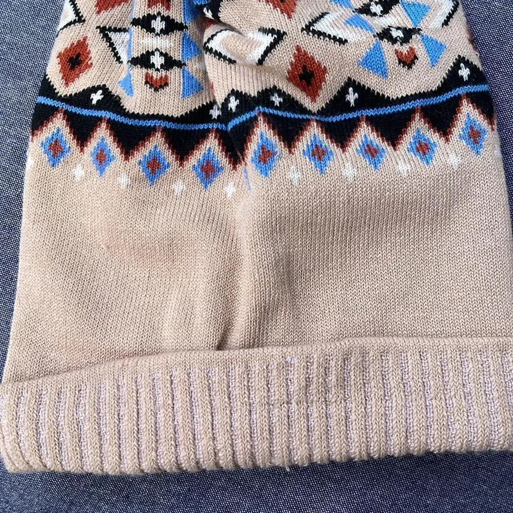 United By Blue FairIsle Pom Pom Beanie